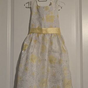 Floral Dress with Yellow Accents